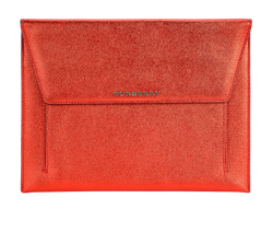 Document Envelope pouch, Leather, Red, ROPASSRL1ALB1, DB, 3*